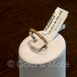 ANELLO ARGENTO FEDE RIGATA E ROSÈ