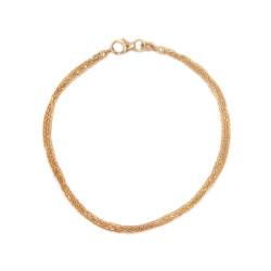 Bracciale multifili in oro giallo