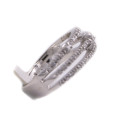 Anello in oro bianco con brillanti carati totali 0,65