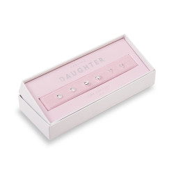 Tris coppia orecchini cuori Occasion Earring Box Darling Daughter