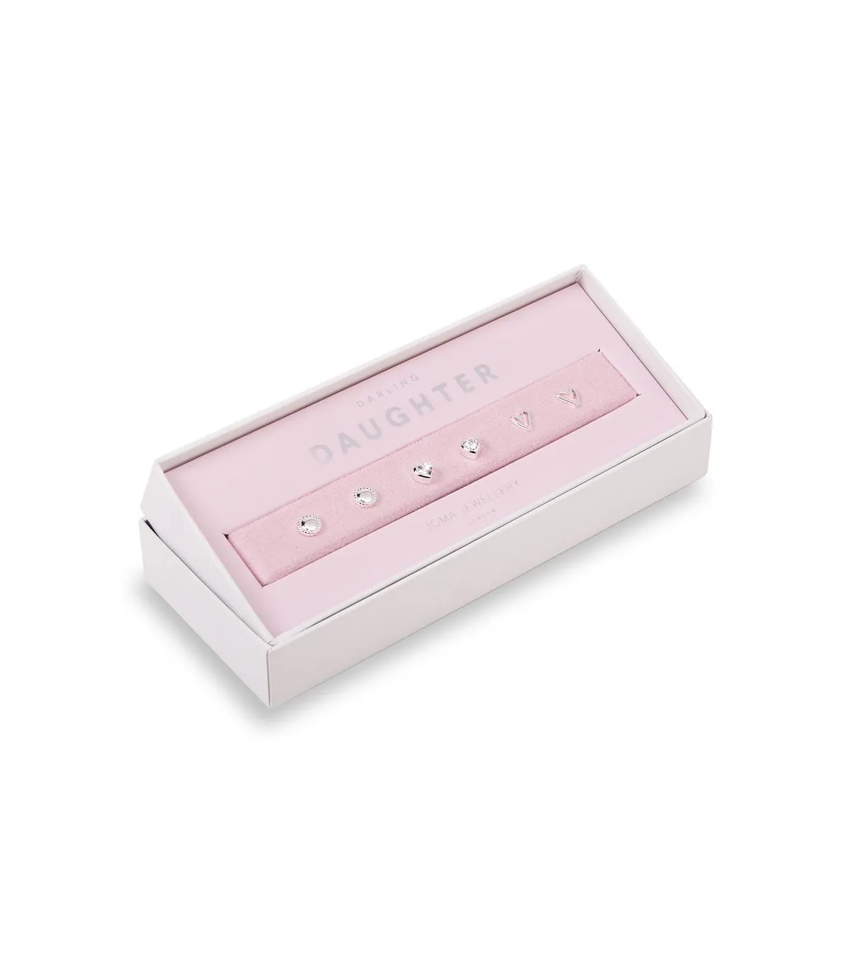 Tris coppia orecchini cuori Occasion Earring Box Darling Daughter