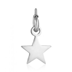 Charm in acciaio a stella