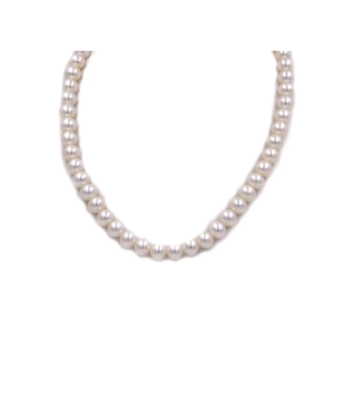 Collana di perle in oro bianco