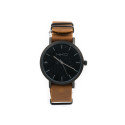 OROLOGIO UNISEX LEGNO BRACCIALE CUOIO