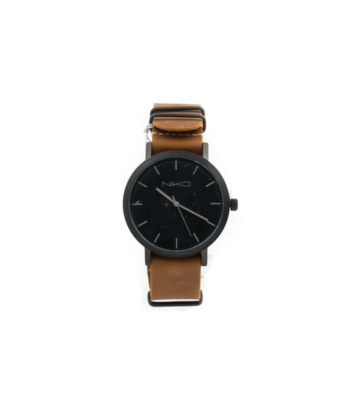 OROLOGIO UNISEX LEGNO BRACCIALE CUOIO