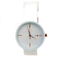 Orologio al quarzo in silicone bianco