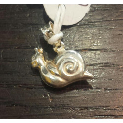 CIONDOLO ARGENTO LUMACA