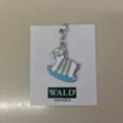 CHARM CAVALLUCCIO A DONDOLO CELESTE