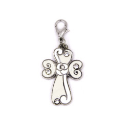 Ciondol croce Wald in acciaio