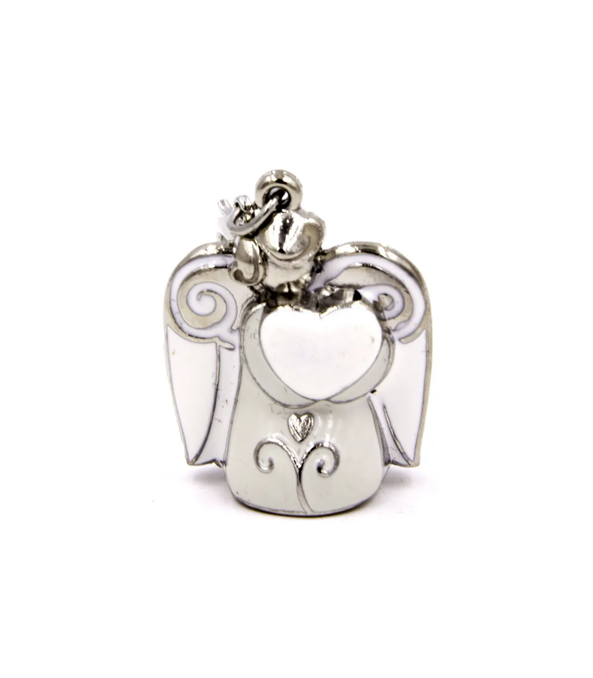 Ciondolo angelo in acciaio