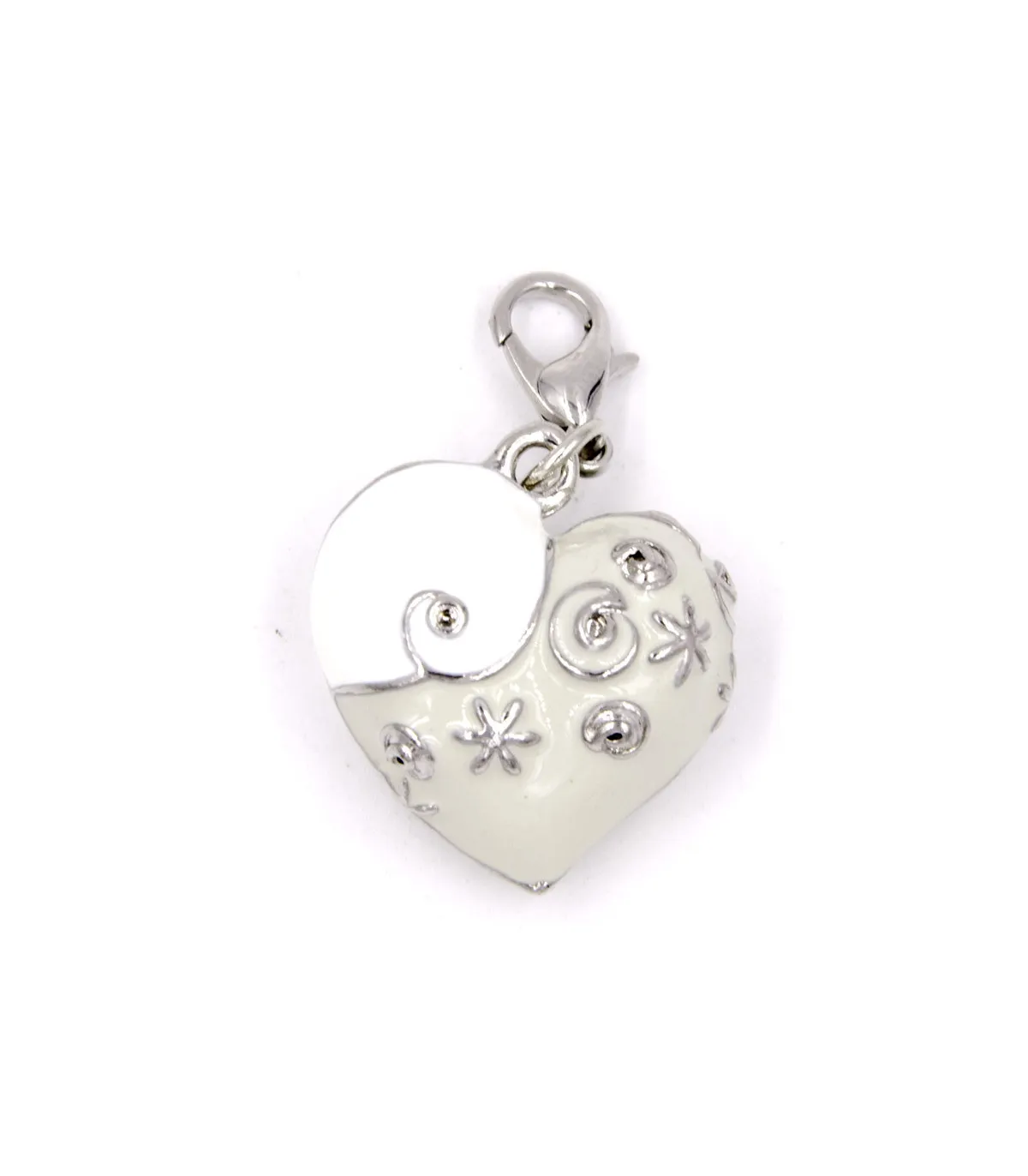 Ciondolo cuore in acciaio