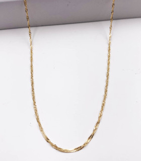 Collana semi-torchon in oro giallo