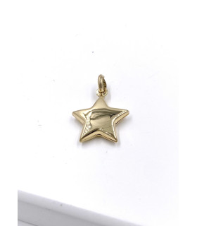 Ciondolo stella in oro giallo