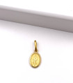 Ciondolo Madonnina miracolosa in oro giallo