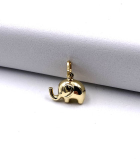 Ciondolo elefante in oro giallo