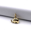 Ciondolo elefante in oro giallo