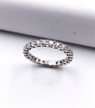 Anello eternity in oro bianco carati totali 0,72