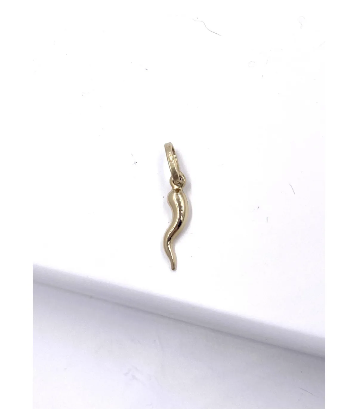 Ciondolo cornetto in oro giallo