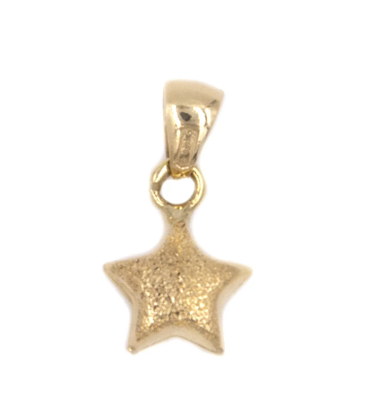 Ciondolo stella in oro giallo