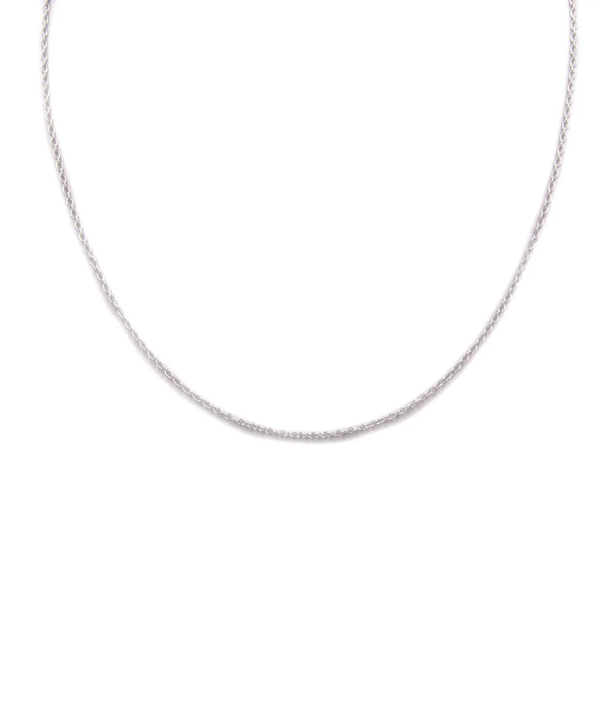 Collana rolò in oro bianco