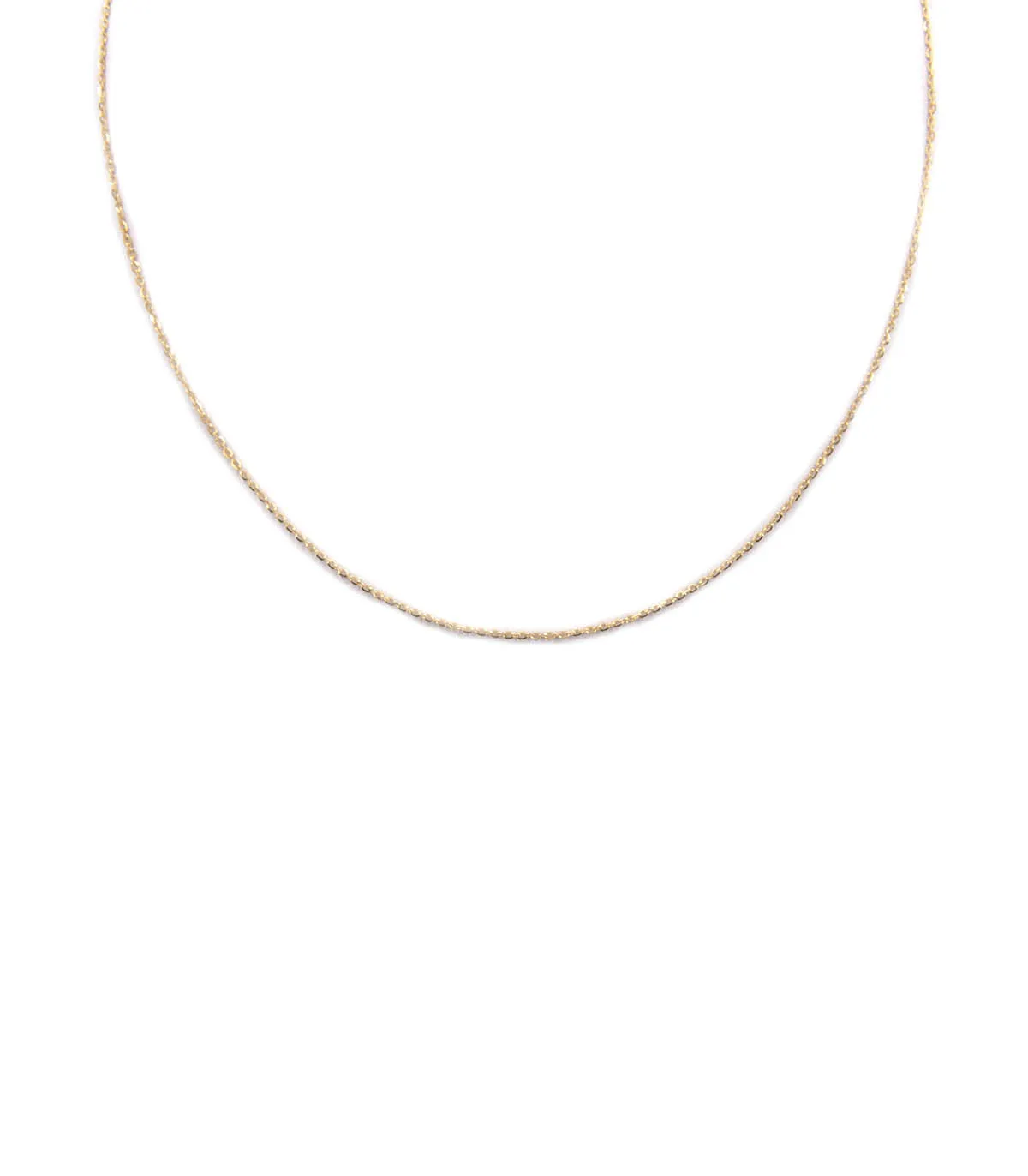 Collana forzatina in oro giallo