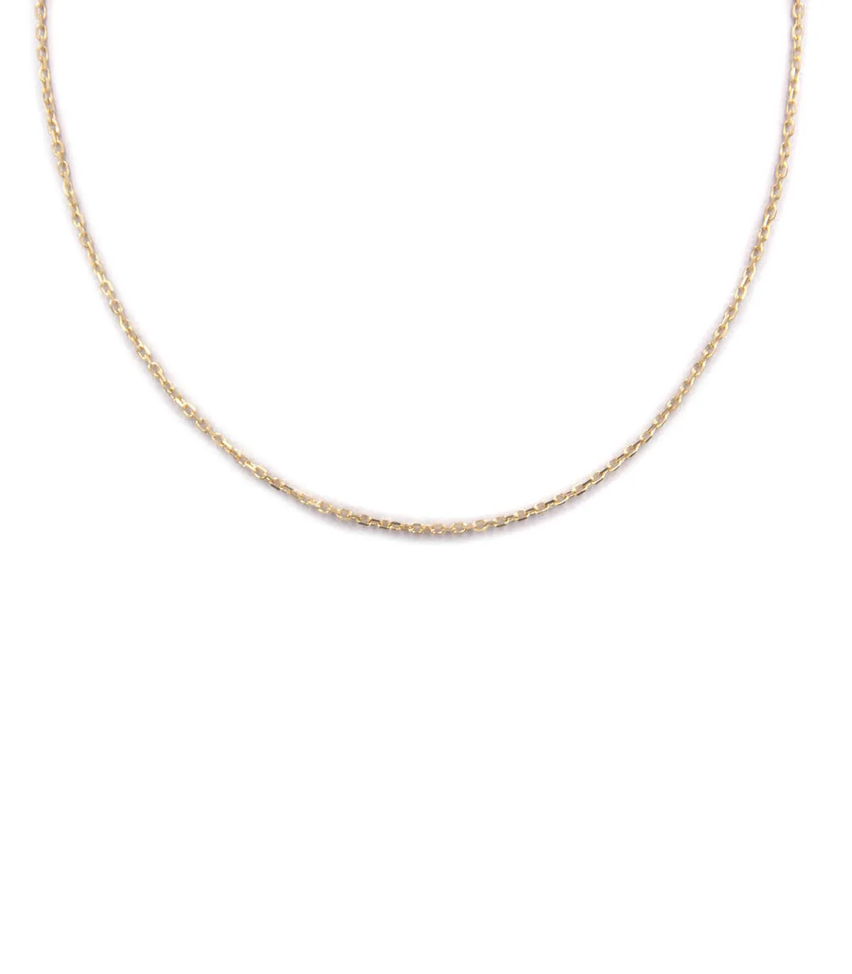 Collana forzatina in oro giallo