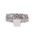 Anello trilogy in oro bianco con brillanti carati totali 1,06