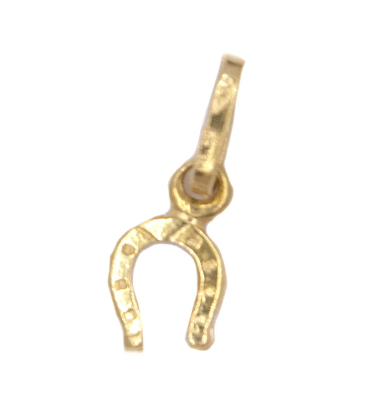 Ciondolo ferro di cavallo in oro giallo