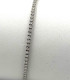 Bracciale tennis in oro bianco con brillanti carati totali 2,96
