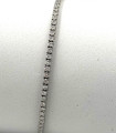 Bracciale tennis in oro bianco con brillanti carati totali 2,96