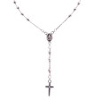 Collana Rosario in oro bianco