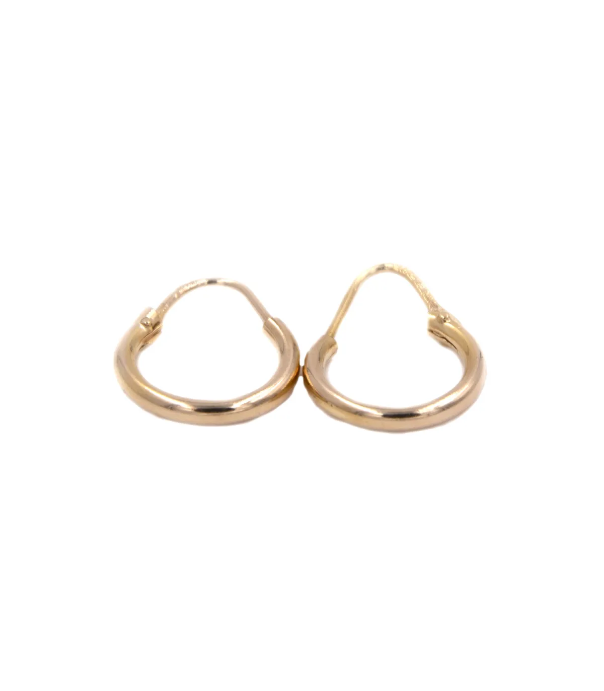 Orecchini a cerchio in oro giallo