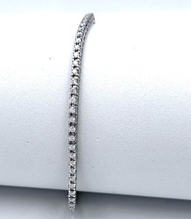 BRACCIALE ORO BIANCO TENNIS 60 BT DA 0,05