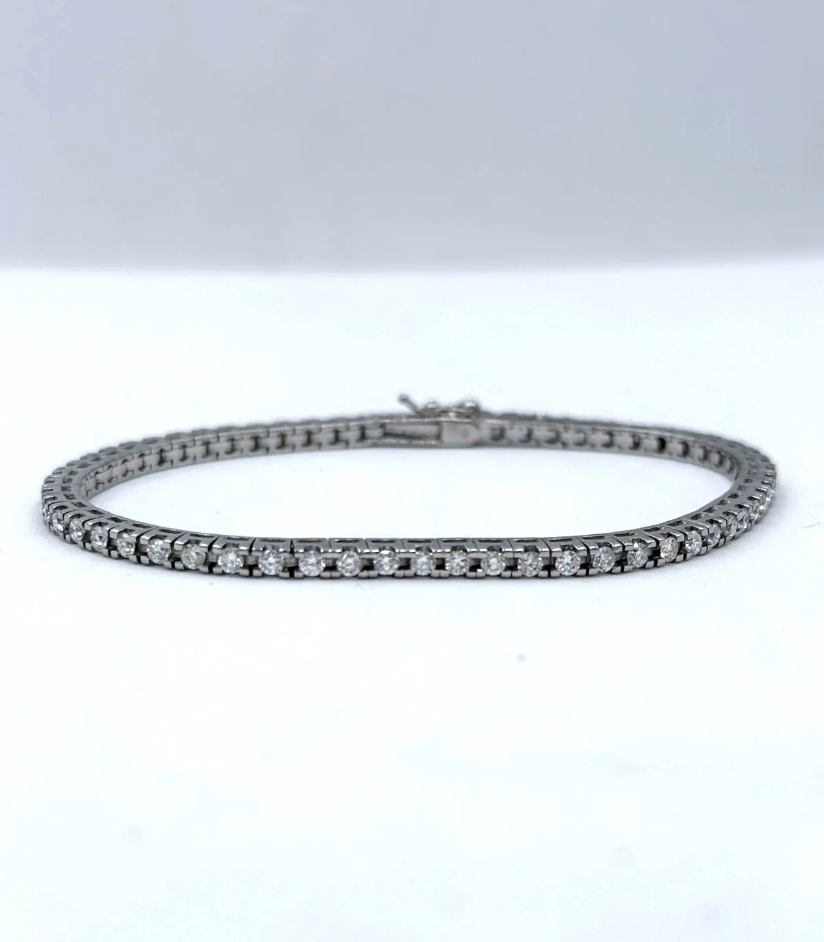 BRACCIALE ORO BIANCO TENNIS 60 BT DA 0,05