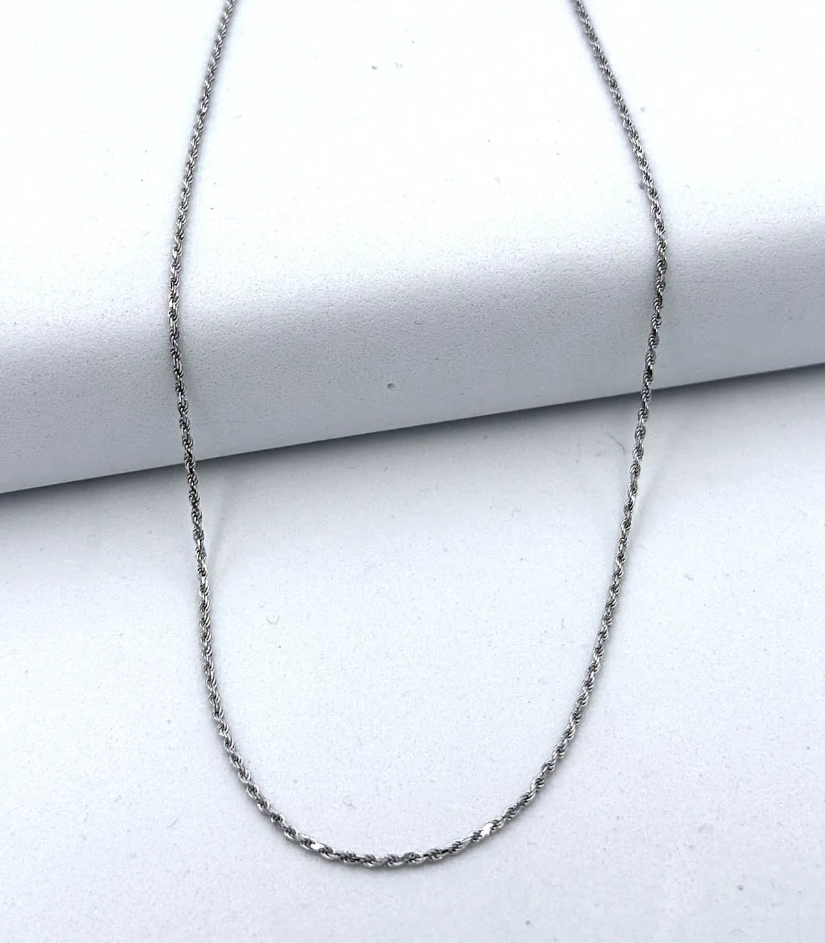 Collana torchon in oro bianco