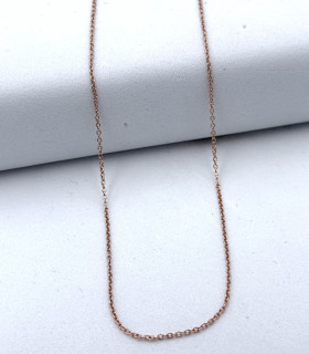 Collana rolò in oro rosa