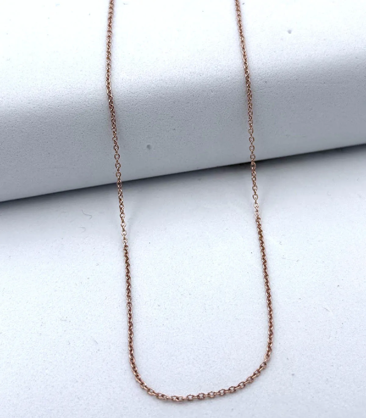 Collana rolò in oro rosa