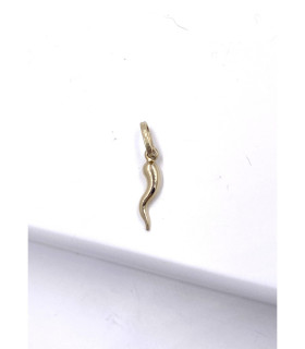 Ciondolo cornetto in oro giallo