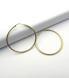 Orecchini a cerchio in oro giallo