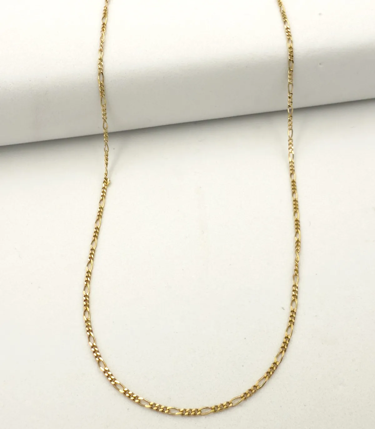 Collana in oro giallo maglia 3 + 1