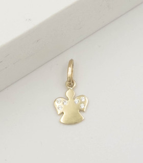 Ciondolo Angelo in oro giallo