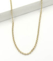 Collana rolò in oro giallo