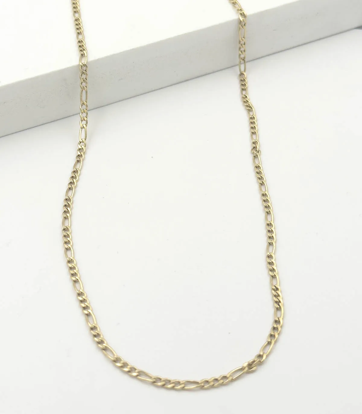 Collana da uomo in oro giallo maglia 3 + 1