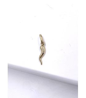 Ciondolo cornetto in oro giallo