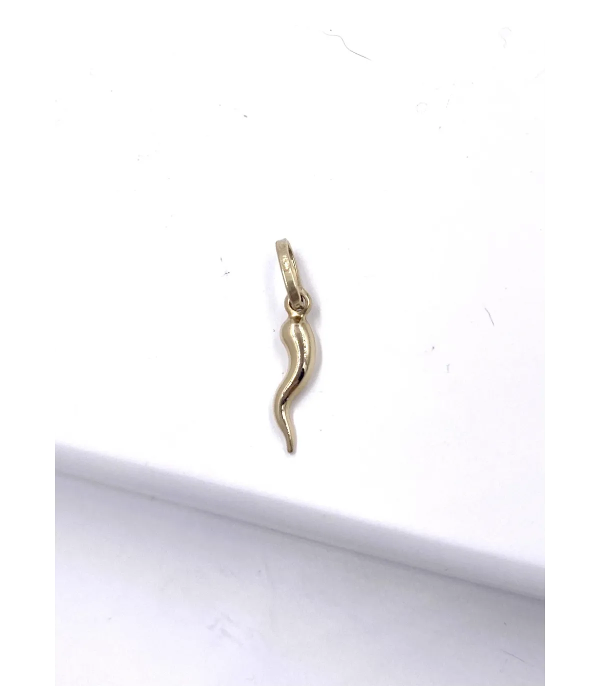 Ciondolo cornetto in oro giallo