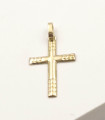 Ciondolo croce in oro giallo