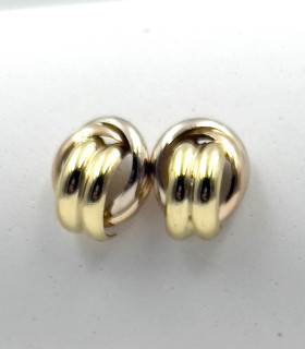 Orecchini a nodino in oro giallo