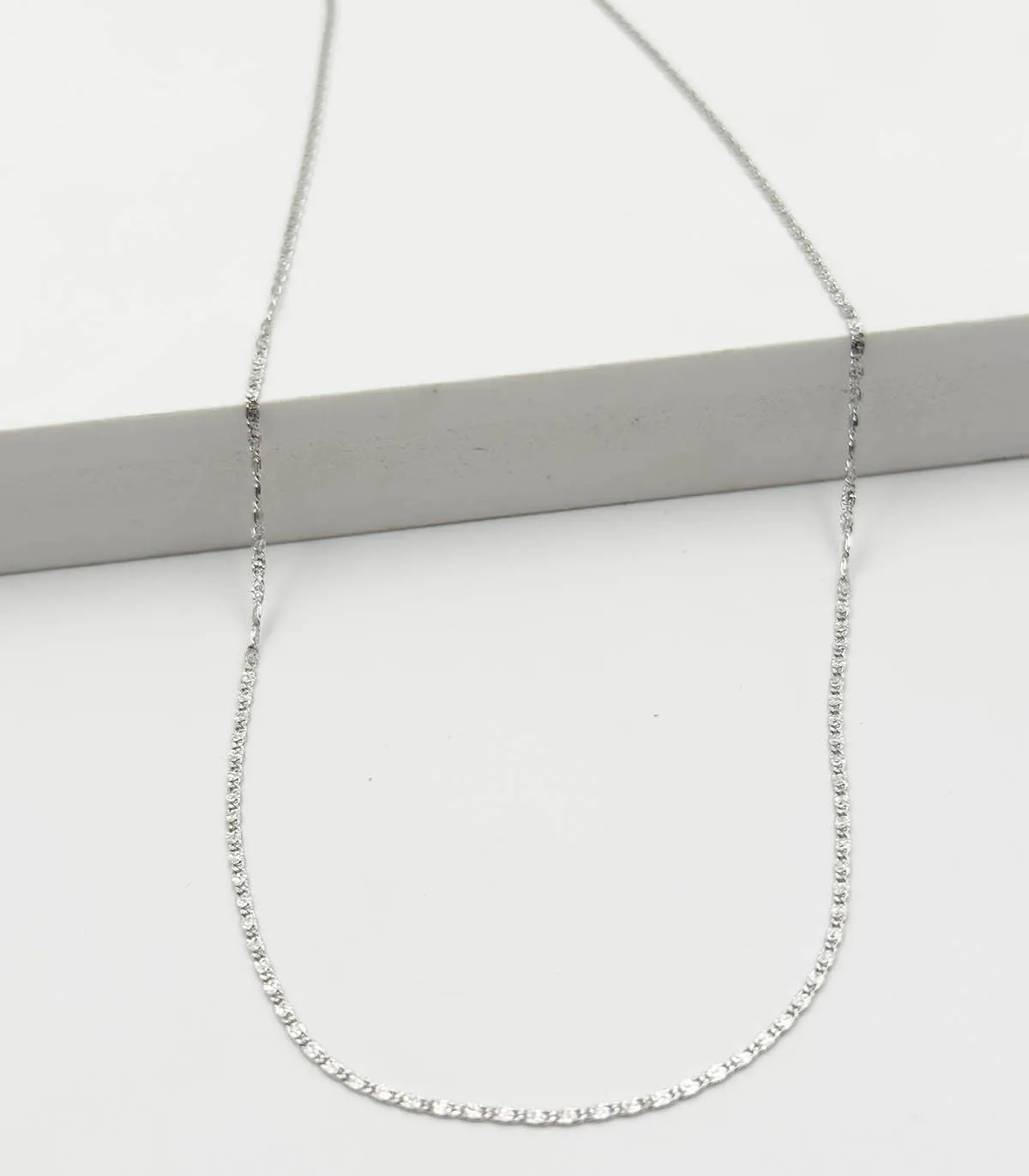 Collana in oro bianco da uomo