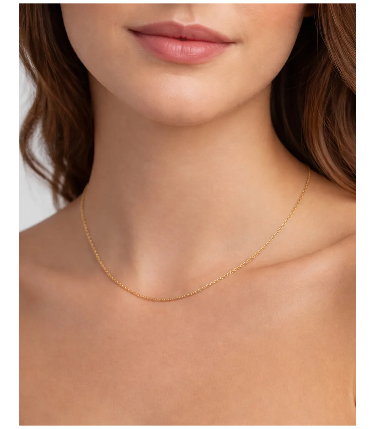 Collana rolò in oro giallo