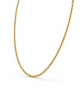 Collana semi-torchon in oro giallo